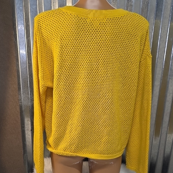 MICHAEL Michael Kors Yellow Knit Top - Picture 4 of 6